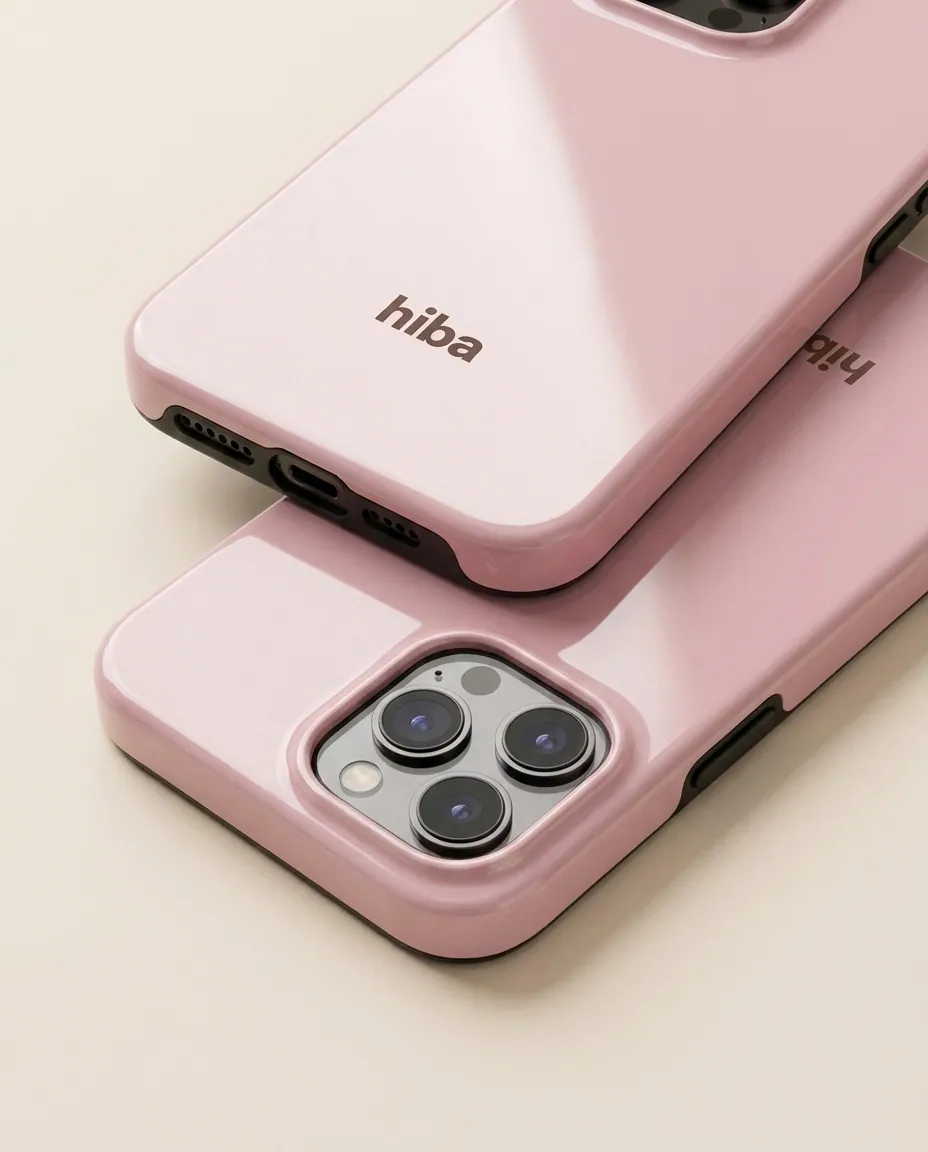 HIBA Cherry Blush iPhone case feature details