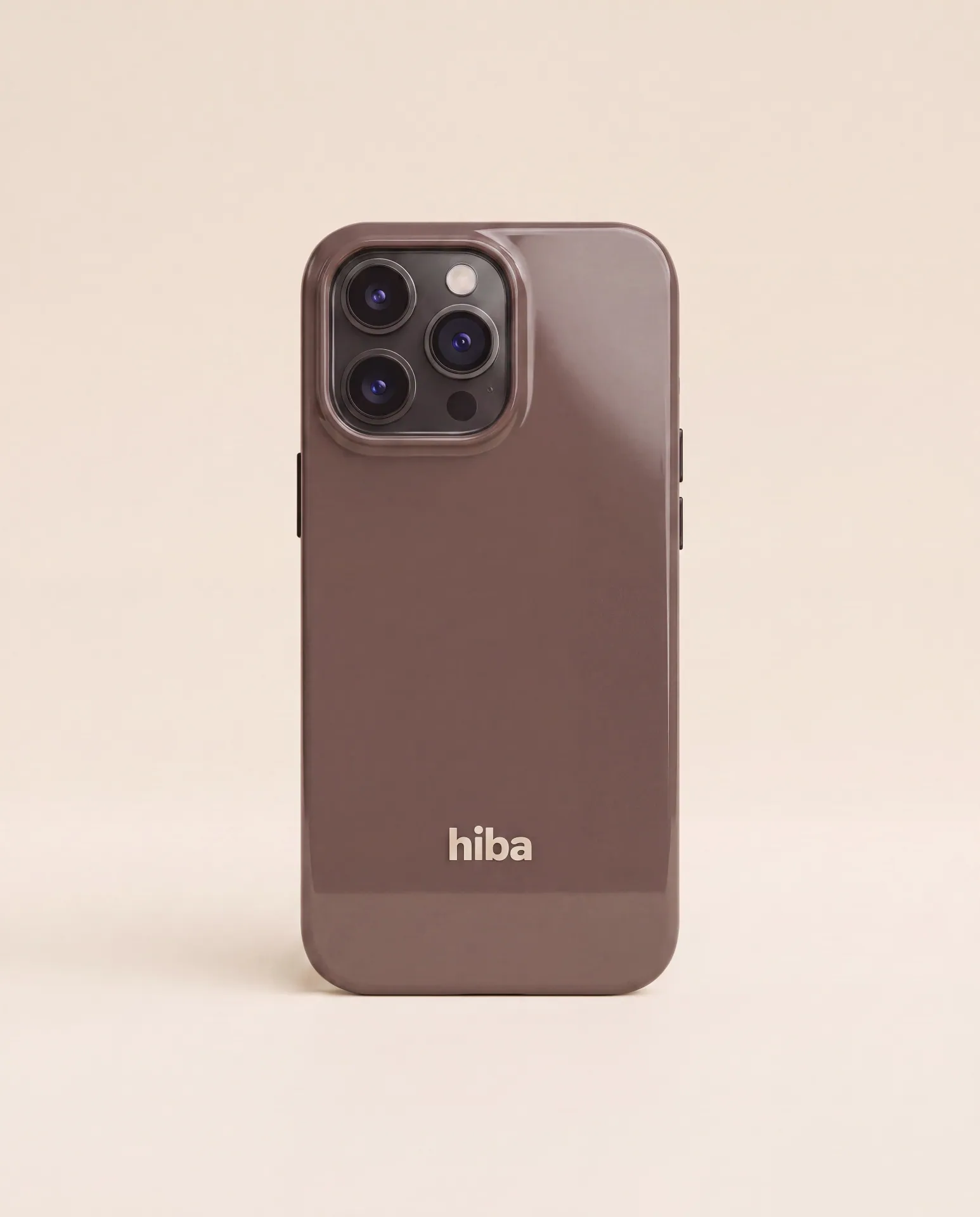 HIBA cocoa aesthetic phone case